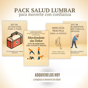 Imagen de portada para Ebook Pack completo del ebook tu compañero en el dolor lumbar