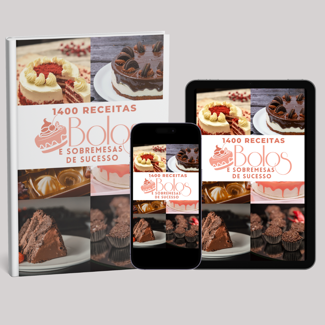 Imagem do curso 1400 Receitas de Bolos e Sobremesas de Sucesso