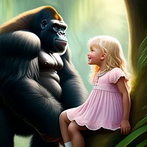 Imagen de portada para Curso online Niña con gorila