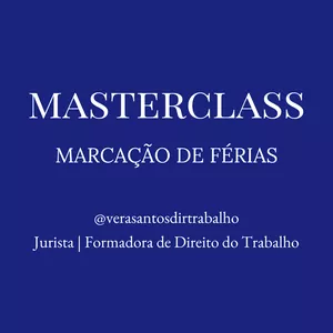 Imagem de capa para o Curso online Masterclass "Marcação de Férias"