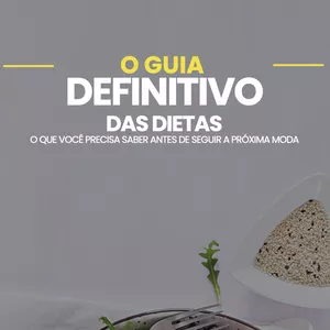 Imagem de capa para o Ebook O Guia Definitivo das Dietas: O Que Você Precisa Saber Antes de Seguir a Próxima Moda
