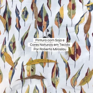 Imagem de capa para o Ebook E-book Pintura com Soja e Cores Naturais