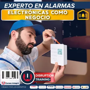 Imagen de portada para Curso online Experto en Alarmas Electrónicas como Negocio🛡📢