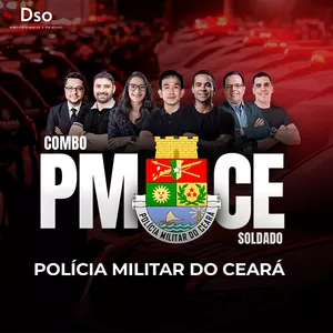 Imagem de capa para o Curso online Combo PM CE - Soldado (Polícia Militar do Ceará)  - Curso Pós-Edital