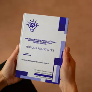 Imagem de capa para o Ebook Projetos de Instalações Elétricas Residenciais e Industriais - Baixa Tensão - TÓPICOS RELEVANTES