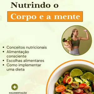 Imagem de capa para o Ebook Alimentação Saudável: Nutrindo Corpo e Mente para uma Vida Plena