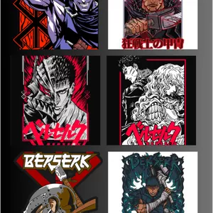 Imagen de portada para Curso online Pack de Diseños para Sublimación y DTF – Berserk