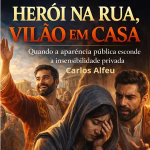 Imagem de capa para o Ebook Herói na Rua, Vilão em casa