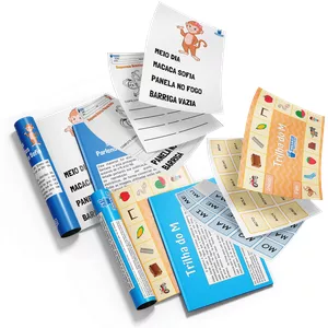 Imagem principal do produto COMBO: Sequenciada para alfabetização – Parlenda “Macaca Sofia” + Jogo Trilha do M