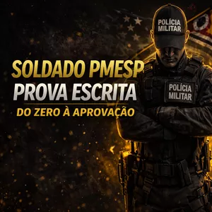 Imagem do curso PMESP 2026 – Prova Escrita | Curso Completo (Método VUNESP)