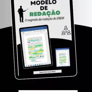 Imagem de capa para o Ebook  Modelo de Redação Pronto