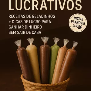 Imagem de capa para o Ebook Geladinhos Gourmet 
