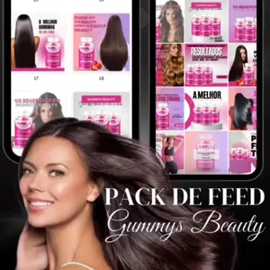Imagem de capa para o Ebook PACK DE FEED Gummys Beauty 