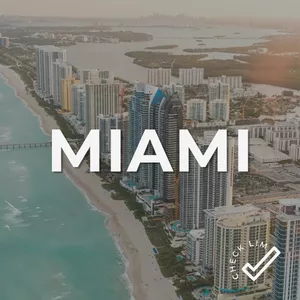 Imagem de capa para o Ebook Guia e Roteiro de Miami