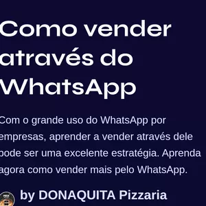 Imagem de capa para o Ebook Aprenda a vender pelo Whatsapp