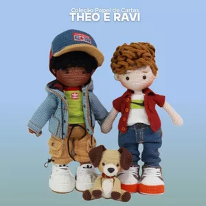 Imagem do curso Théo e Ravi - Coleção Papel de Cartas Meninos