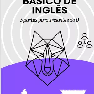 Imagem de capa para o Ebook Ebook - curso de inglês do 0 ao 1 