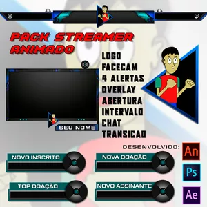 Imagem de capa para o Curso online Pack Streamer primo do Rick