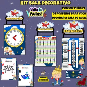 Imagem de capa para o Ebook KIT SALA DECORATIVO PEQUENO PRÍNCIPE  EDUCA ARTE