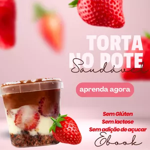 Imagem de capa para o Ebook Torta no Pote Saudável e Lucrativo