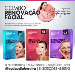 Imagem de capa para o Curso online COMBO RENOVAÇÃO FACIAL