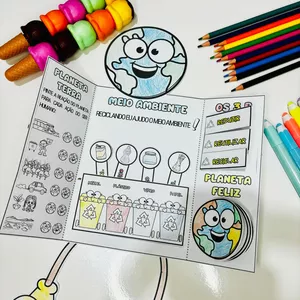Imagem de capa para o Ebook LAPBOOK MEIO AMBIENTE  EDUCA ARTE 