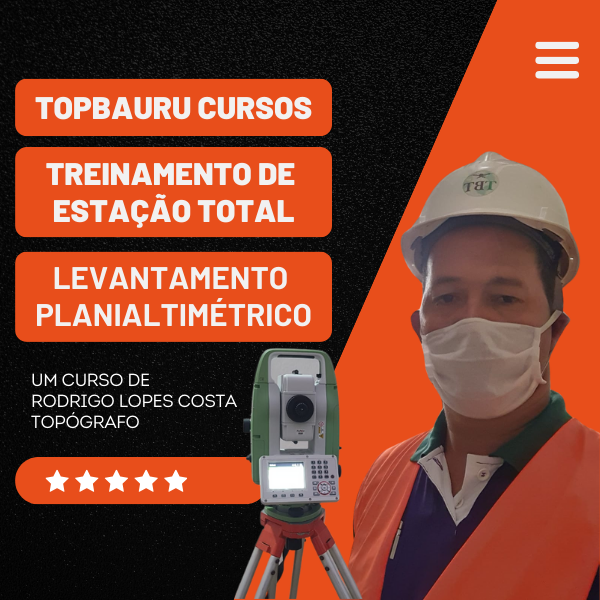 Imagem do curso LEVANTAMENTO PLANIALTIMETRICO COM ESTAÇÃO TOTAL 