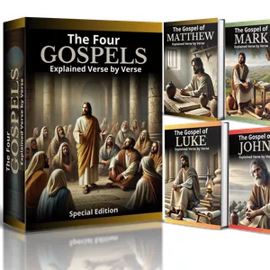 Cover image for Ebook PREMIUM ACCESS - The Four Gospels Explained Verse by Verse
