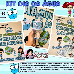 Imagem de capa para o Ebook 💦Kit Dia Da Água 