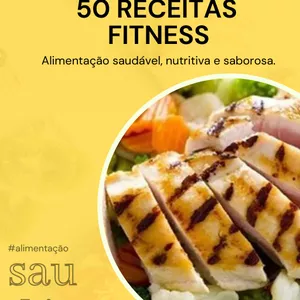 Imagem de capa para o Ebook 50 receitas fitness