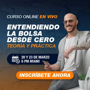 Imagen de portada para Curso online ENTENDIENDO LA BOLSA DESDE CERO