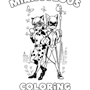 Cover image for Ebook Miraculous Coloring book