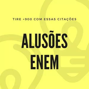 Imagem de capa para o Ebook ALUSÕES ENEM+