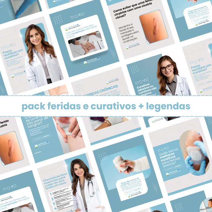 Imagem do curso PACK CANVA FERIDAS E CURATIVOS