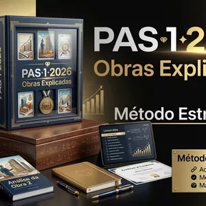 CURSO COMPLETO DAS OBRAS DO PAS 1 (UnB 2026) — APRENDA TUDO E SAIA NA FRENTE!