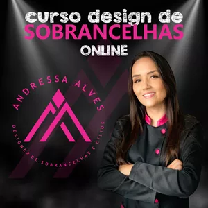 Imagem de CURSO ONLINE DE DESIGN DE SOBRANCELHAS  criado por ANDRESSA ALVES na hotmart