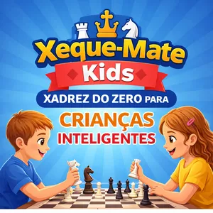 Imagem do curso Xeque-Mate Kids: Xadrez do Zero para Crianças Inteligentes