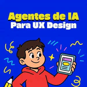 Imagem de capa para o Curso online Agentes de IA para UX Design