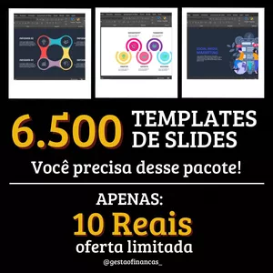 Imagem de capa para o Ebook Super Pacote Templates e Slides