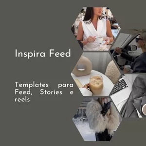 Imagem de capa para o Curso online InspiraFeed - Templates Feed ,Stories e reels