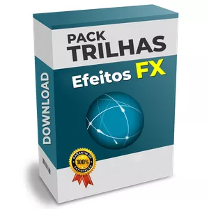 Imagem de capa para o Ebook Mega Pack Trilhas e Efeitos_FX