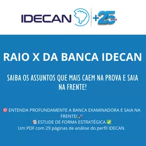 Imagem de capa para o Ebook 🎯  O RAIO X DA BANCA IDECAN PARA O  CONCURSO DE ENFERMAGEM SESAP-RN.  Um PDF com 29 páginas de análise do perfil da Banca IDECAN.🎯 ENTENDA PROFUNDAMENTE A BANCA EXAMINADORA E SAIA NA FRENTE! 🚀📚 ESTUDE DE FORMA ESTRATÉGICA ✅.