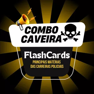 Imagem de capa para o Ebook FLASHCARDS COMBO CAVEIRA_CARREIRAS POLICIAIS