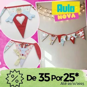 Imagem de capa para o Curso online Bandeirola Natalina