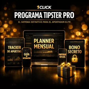Imagen de portada para Curso online 1CLICK - Programa Tipster PRO