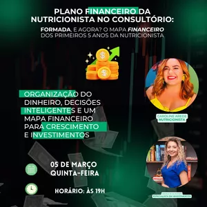 Imagem do curso PLANO FINANCEIRO DA NUTRICIONISTA NO CONSULTÓRIO