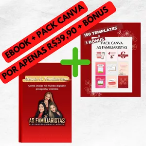 Imagem de capa para o Ebook COMBO: EBOOK MÉTODO AS FAMILIARISTAS + PACK CANVA AS FAMILIARISTAS