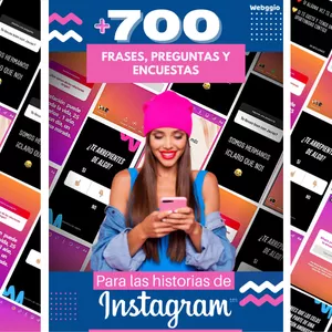 Imagen de portada para Ebook Más de 700 Frases, Preguntas y Encuestas para Instagram