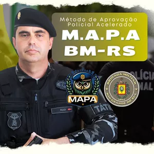 Imagem do curso MAPA BM-RS: Método de Aprovação Policial Acelerado na Brigada Militar do RS