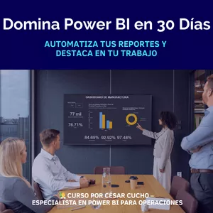 Imagen de portada para Curso online Aprende Power BI en 30 Días